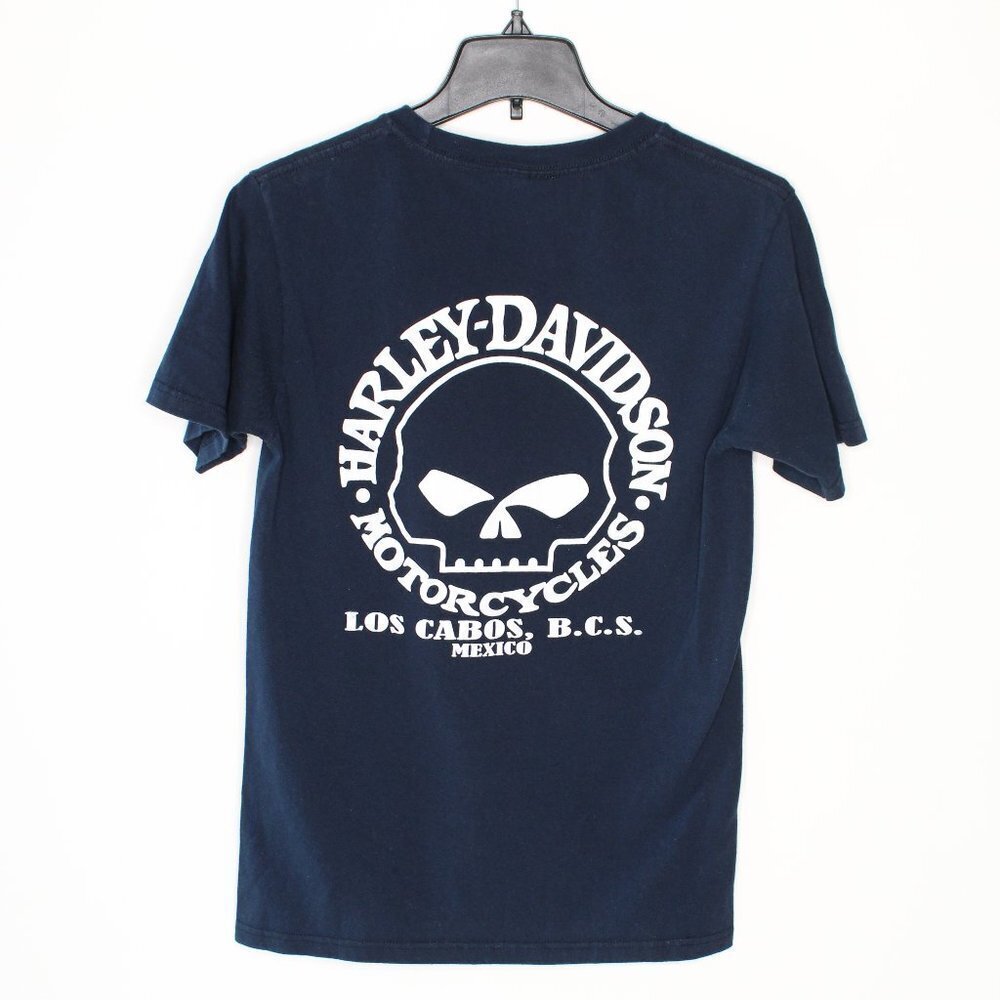 Harley-Davidson Los Cabos Mexico Navy T-shirt.  NWOT
